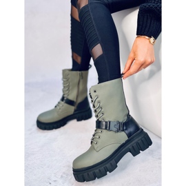 Botas rasas com cadarço Kieran Green verde 1