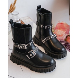 Botas Chelsea femininas com zíper, Preto Adeneia 2