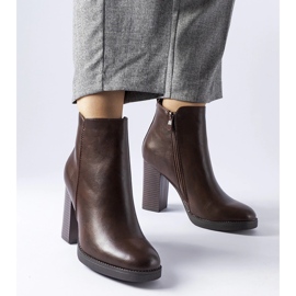 Botins com isolamento marrom da Sambruson castanho 1