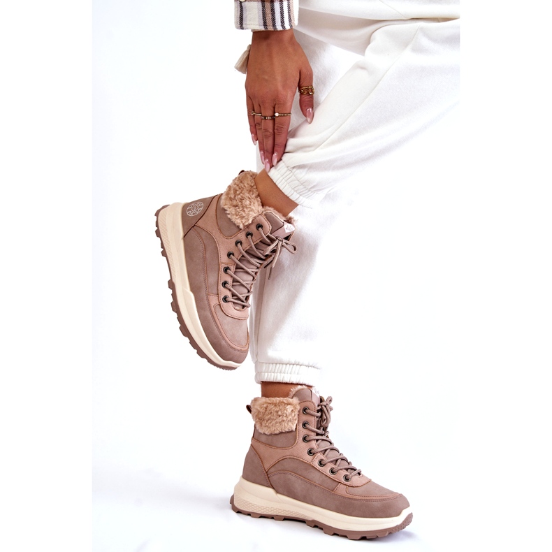 Botas isoladas femininas Lee Cooper LCJ-22-44-1363 Pink rosa 1