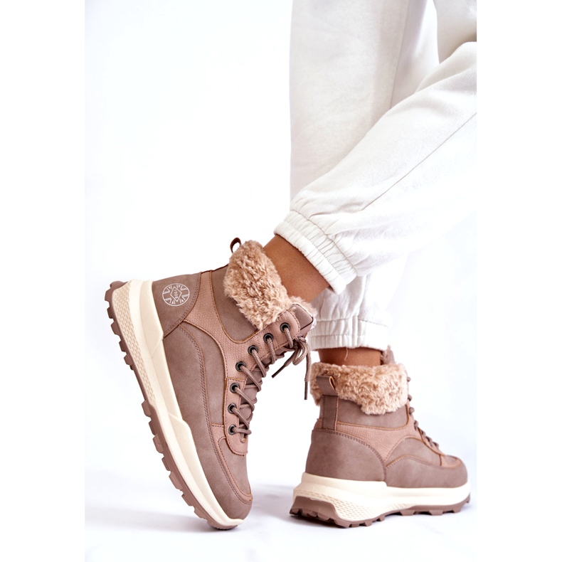 Botas isoladas femininas Lee Cooper LCJ-22-44-1363 Pink rosa 4