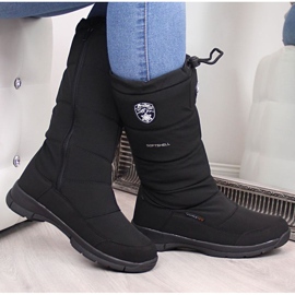 Botas de neve impermeáveis ​​American Club W AM613 preto 1