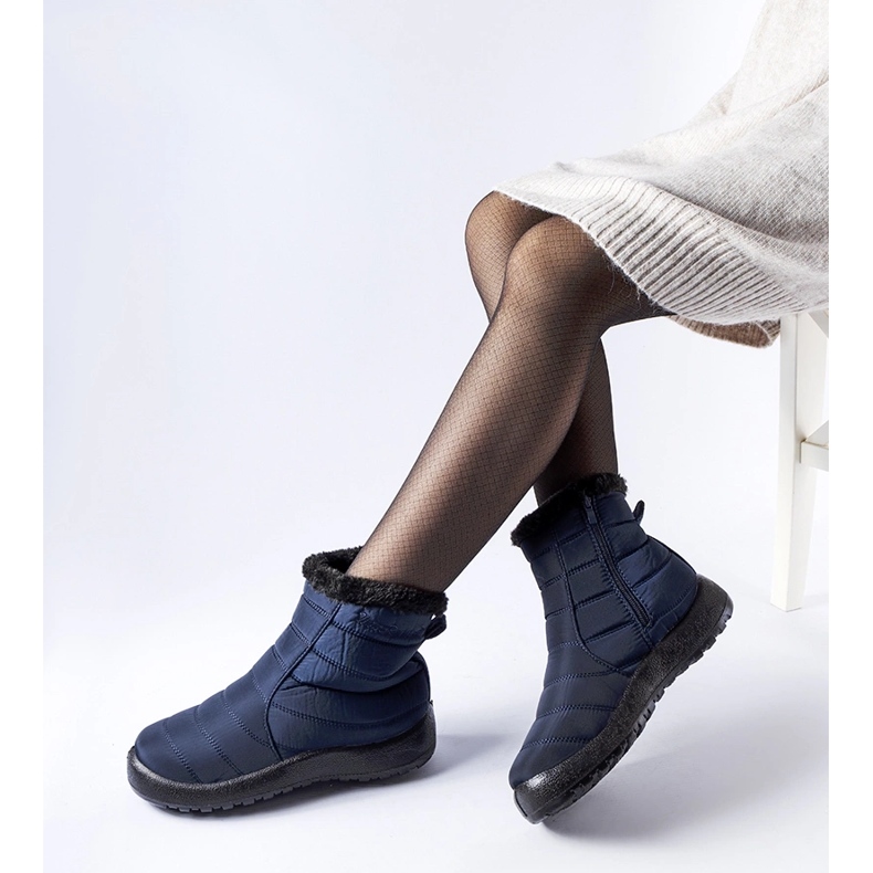 Botas de neve com isolamento azul marinho de Valparaiso 1 Botas de neve com isolamento azul marinho de Valparaiso 1