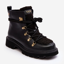 Botas femininas de couro GOE MM2N4082 pretas preto 2
