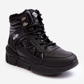 Botas femininas isoladas na plataforma Lee Cooper LCJ-23-44-1984 pretas preto 1