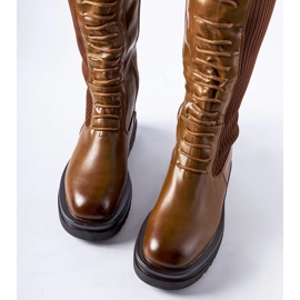 Botas Geronimo com isolamento alto marrom castanho 1