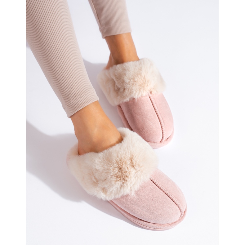 Chinelos femininos rosa Shelovet 1