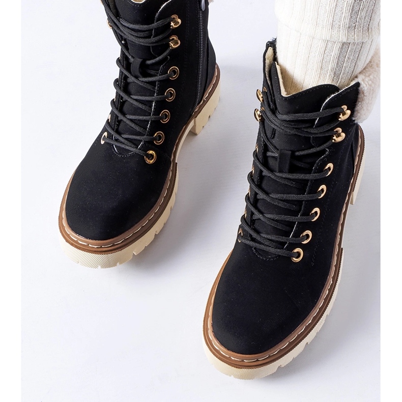 Botas femininas de inverno Bassano com isolamento preto 1 Botas femininas de inverno Bassano com isolamento preto 1