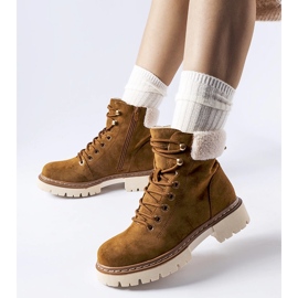 Botas de inverno femininas com isolamento marrom da Bassano 1