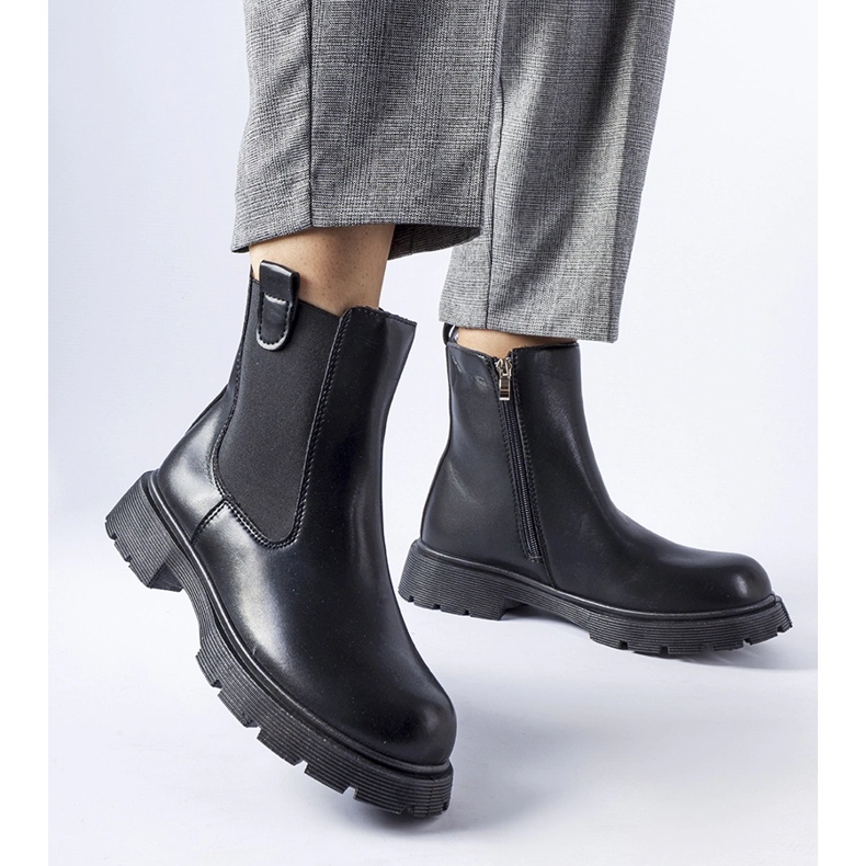 Botins clássicos pretos Giacinta 1 Botins clássicos pretos Giacinta 1