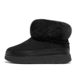 FitFlop GEN-FF Mini Botas de Shearling Dupla Face W GS6-090 preto 1