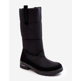 Botas de neve isoladas femininas Progress PROGJ-22-136 pretas preto 1