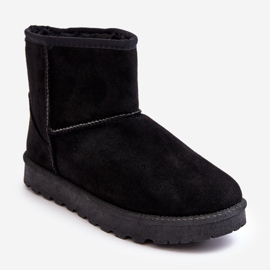 Botas femininas de camurça isoladas para neve pretas Nanga preto 1