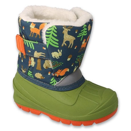 Calçado infantil Befado botas de neve 160X018 verde 1 Calçado infantil Befado botas de neve 160X018 verde 1
