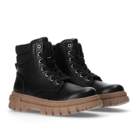 Bota Tommy Hilfiger com cadarço W T3A5-33052-0328999-999 preto 1