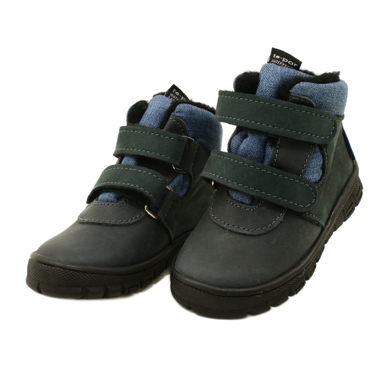 Botas com membrana de velcro TE-POR Mazurek 1360 azul marinho 3 Botas com membrana de velcro TE-POR Mazurek 1360 azul marinho 3