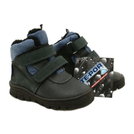 Botas com membrana de velcro TE-POR Mazurek 1360 azul marinho 6 Botas com membrana de velcro TE-POR Mazurek 1360 azul marinho 6