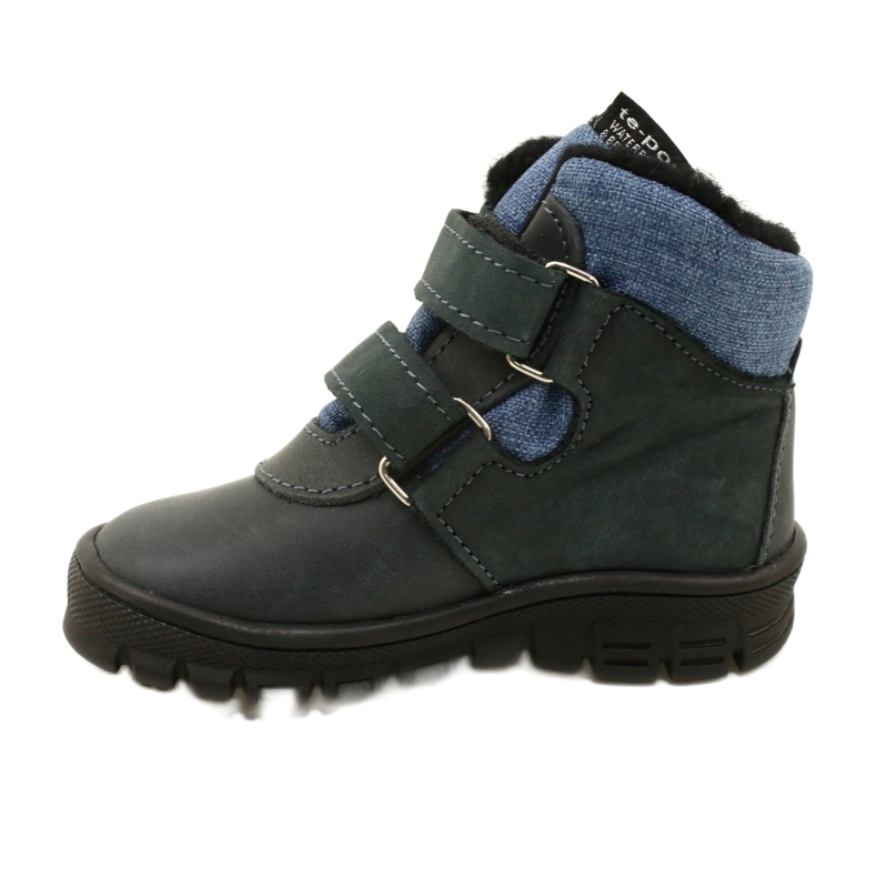 Botas com membrana de velcro TE-POR Mazurek 1360 azul marinho 2