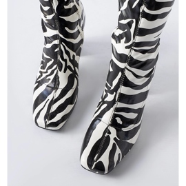 Botins imitação de zebra Upland preto 2