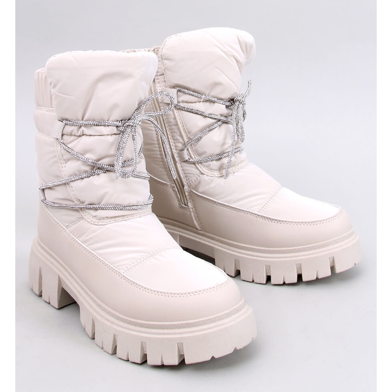 Botas de neve femininas Mitrani Beige bege 1