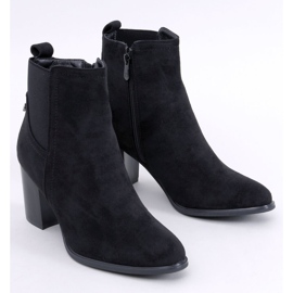 Botins clássicos de salto alto Rosey Black preto 1