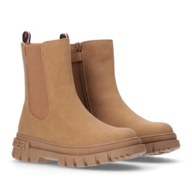 Tommy Hilfiger Bootie Cognac W T3A5-33059-0315582-582 botins castanho 1 Tommy Hilfiger Bootie Cognac W T3A5-33059-0315582-582 botins castanho 1