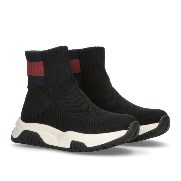 Tommy Hilfiger Sock Sneaker Preto W sapatos T3A9-33007-0702999-999 1