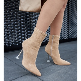 Botins de salto alto bege escuro, Ferguson 2