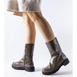 Botas com isolamento cinza escuro da Monsanpolo 1