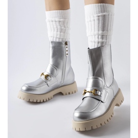Botins Overlook com isolamento prateado prata 1