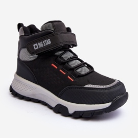 Botas infantis de espuma viscoelástica pretas Big Star KK374121 preto 1