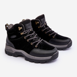 Calçado de trekking Trapper masculino preto Fontanoe 2