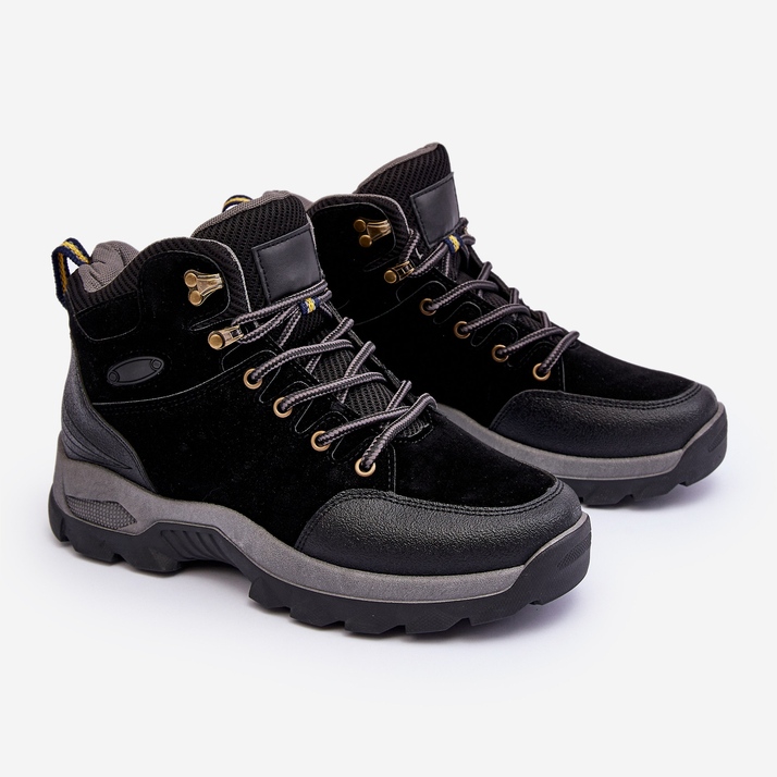 Calçado de trekking Trapper masculino preto Fontanoe 2