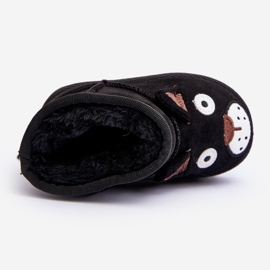 Botas de neve com isolamento Vavena pretas infantis preto 1