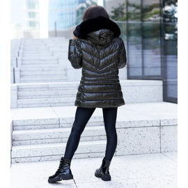 Botins pretos envernizados com strass Sfaranda 2 Botins pretos envernizados com strass Sfaranda 2