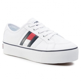 Tommy Hilfiger Tênis Tommy Jeans Flatform Flag EN0EN00944-YBR branco 1