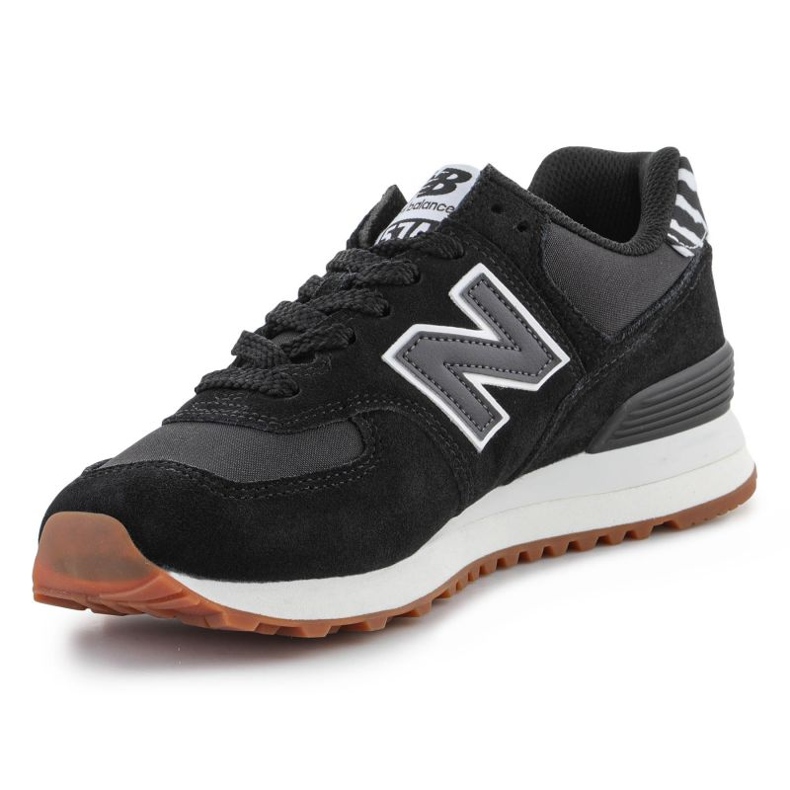 Calçados esportivos femininos New Balance WL574XB2, pretos 2
