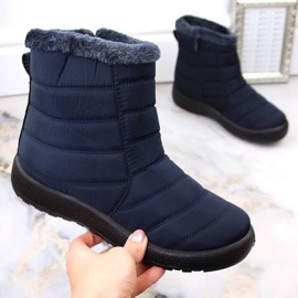 Potocki Botas de neve femininas azul 1