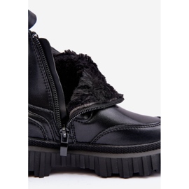 Botas quentes com zíper infantil pretas Jolynn preto 2 Botas quentes com zíper infantil pretas Jolynn preto 2