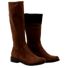 Botas femininas Caprice Stretch 25512-29 316 Dk Cognac Stre castanho 9
