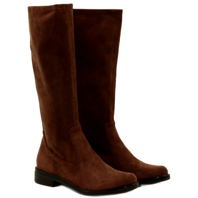 Botas femininas Caprice Stretch 25512-29 316 Dk Cognac Stre castanho 8