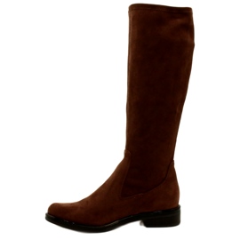 Botas femininas Caprice Stretch 25512-29 316 Dk Cognac Stre marrom 7