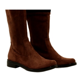 Botas femininas Caprice Stretch 25512-29 316 Dk Cognac Stre castanho 10