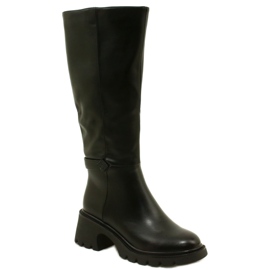 Botas altas e femininas Black Filippo preto 1