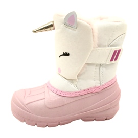 Calçado infantil Befado botas de neve 160P013 rosa 1