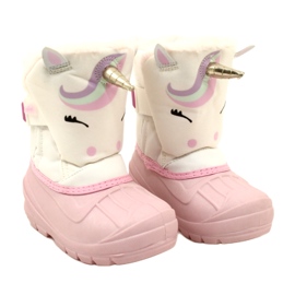 Calçado infantil Befado botas de neve 160P013 rosa 2 Calçado infantil Befado botas de neve 160P013 rosa 2