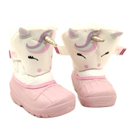 Calçado infantil Befado botas de neve 160P013 rosa 5 Calçado infantil Befado botas de neve 160P013 rosa 5