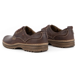 Olivier Sapatos casuais de homem em pele 221GT castanho marrom 4