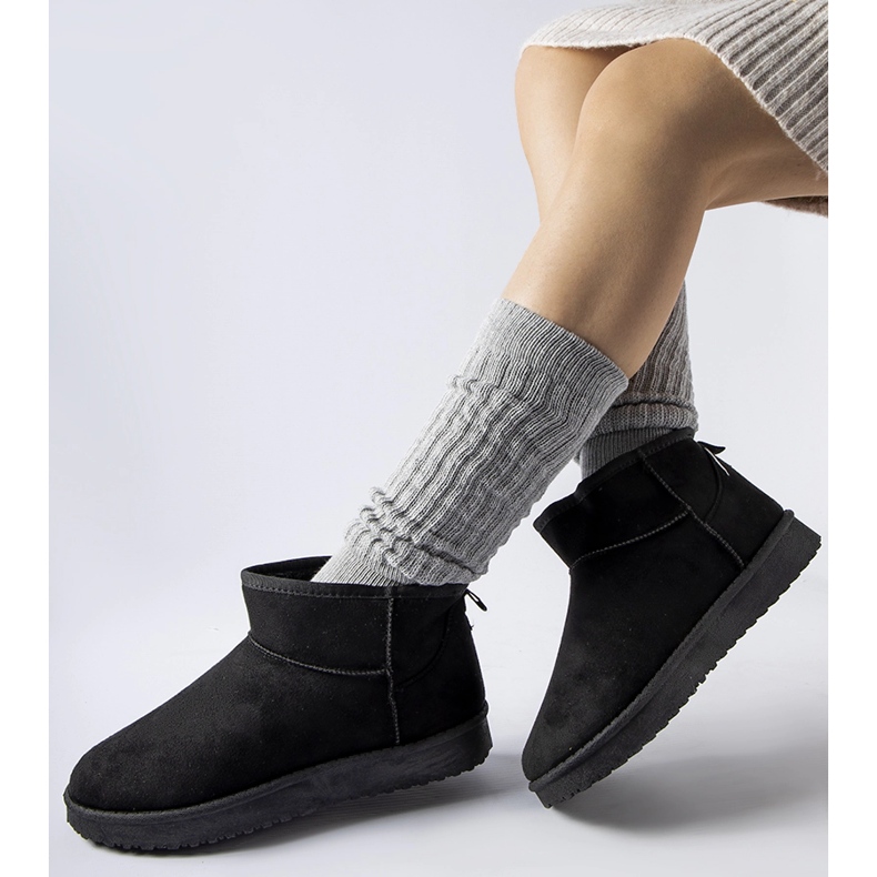 Botas de neve curtas com isolamento preto Guglielma 1 Botas de neve curtas com isolamento preto Guglielma 1