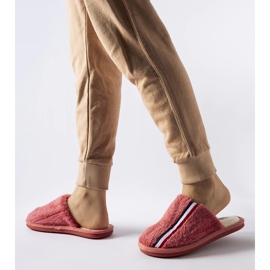 Chinelos rosa escuro 1